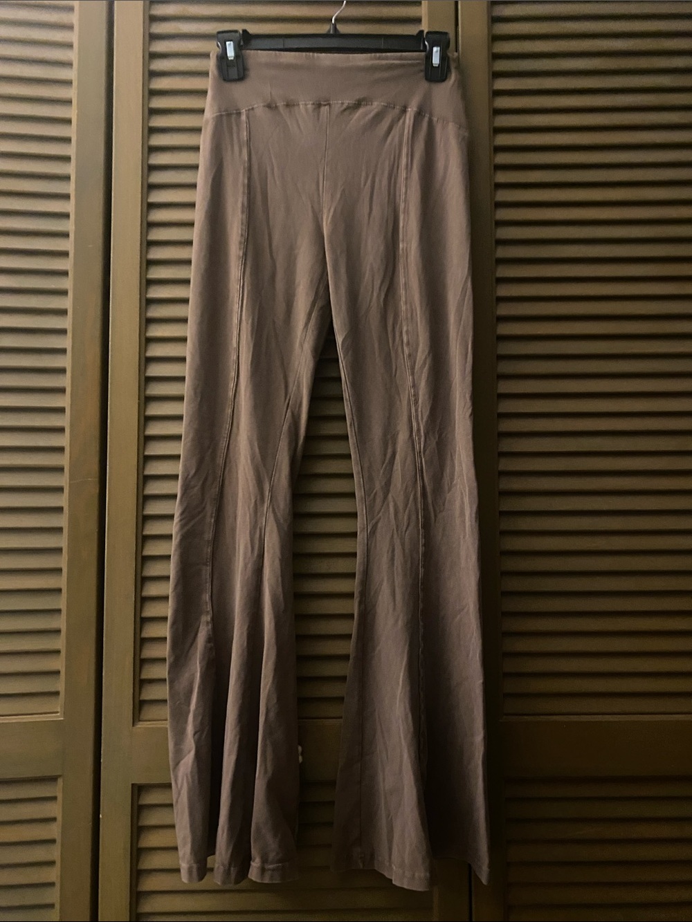 out from under Taupe Flare Knit Pants